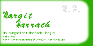 margit harrach business card